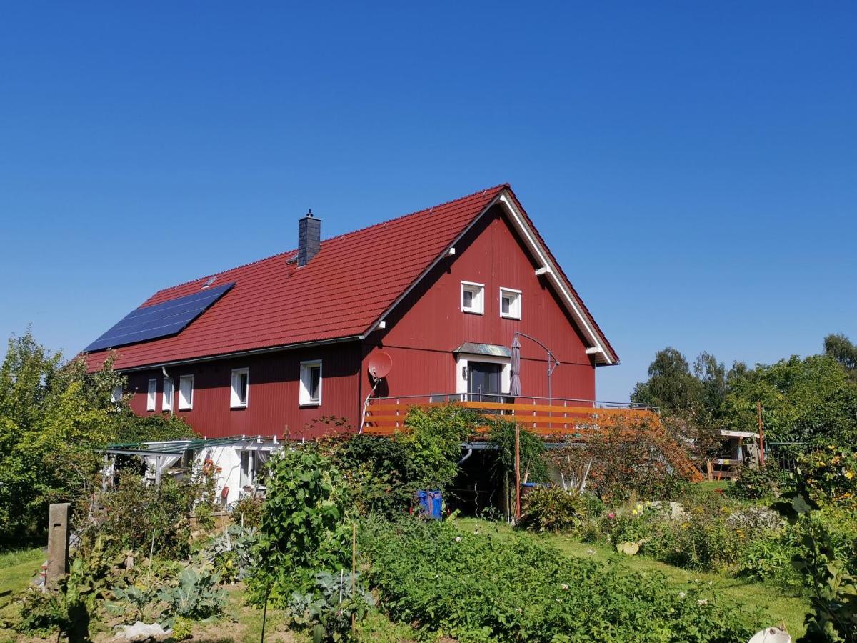 Ferienwohnung Feldblick Struppen Exterior foto